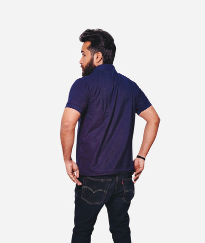 THE - Navy Blue - Polo T-shirt